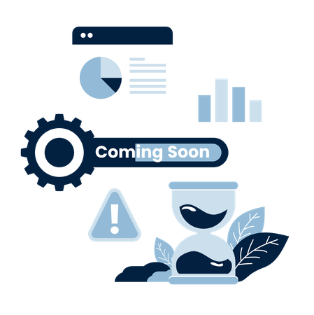 Business update coming soon  Illustration
