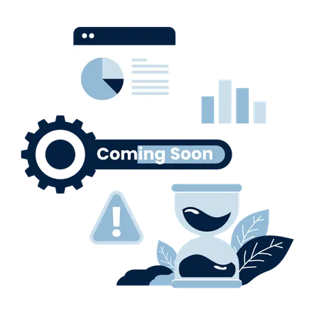 Business update coming soon  Illustration