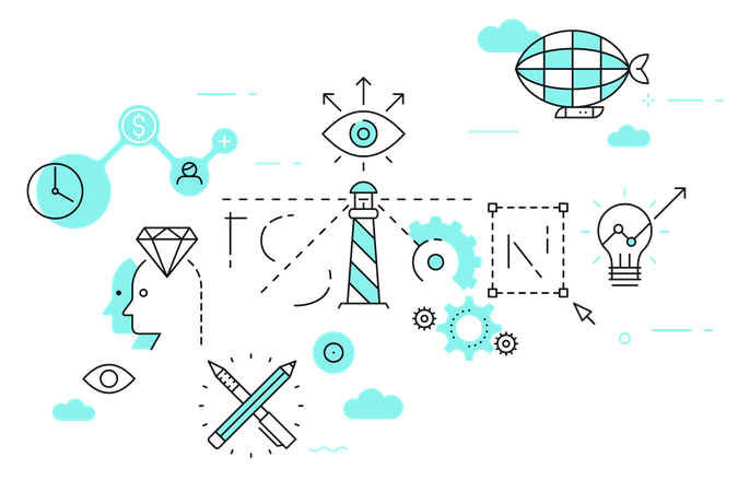 Business Vision  Illustration