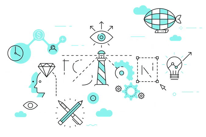 Business Vision  Illustration