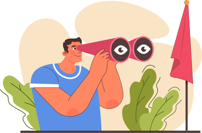 Business vision  Illustration