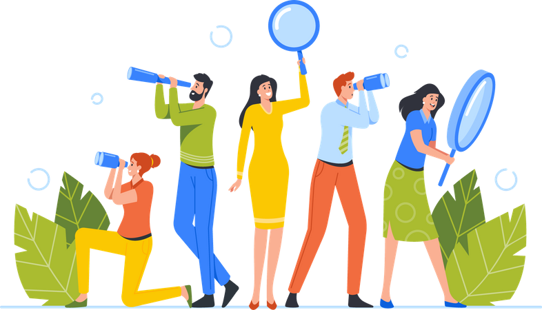 Business Vision  Illustration
