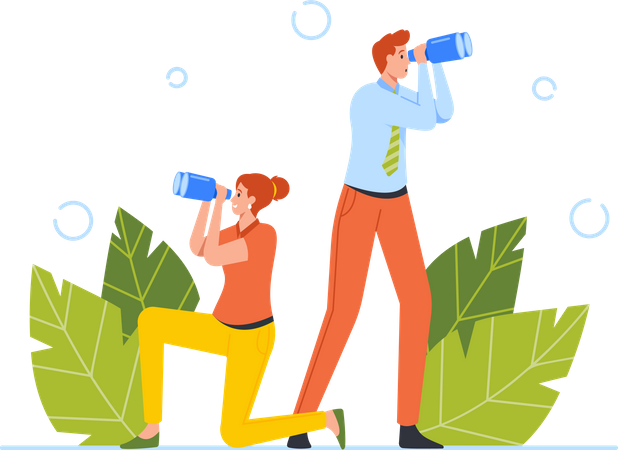 Business Vision  Illustration