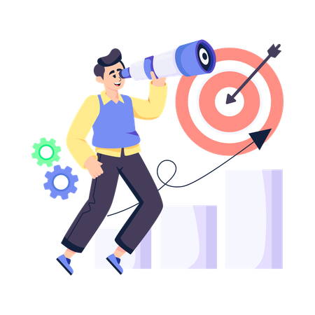 Business Vision  Illustration