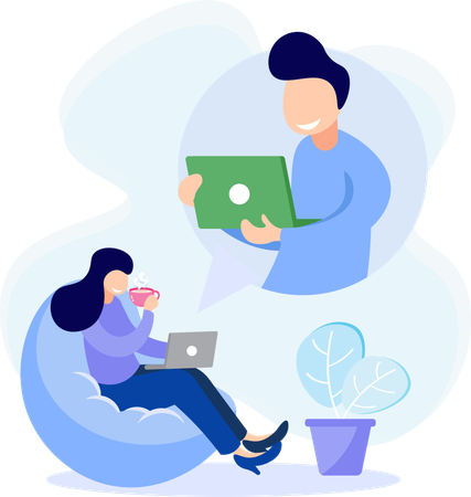 Business-Webinar  Illustration