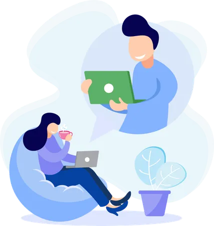 Business-Webinar  Illustration