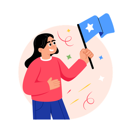 Business winner  Illustration