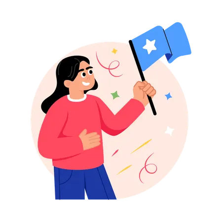 Business winner  Illustration