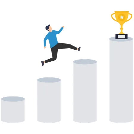 Business winner  Illustration