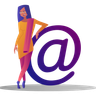 email id illustration free download