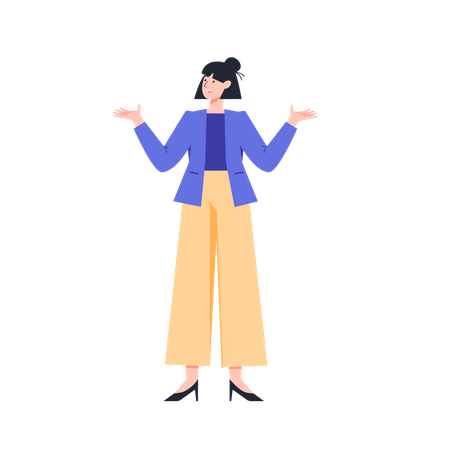 Business woman  Illustration