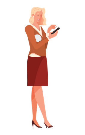 Business woman  Illustration