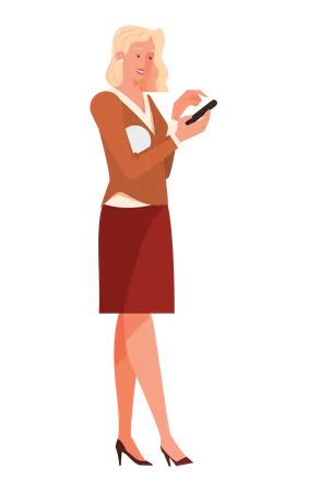 Business woman  Illustration