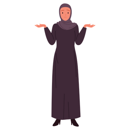 Business Woman Raising Hand  Illustration