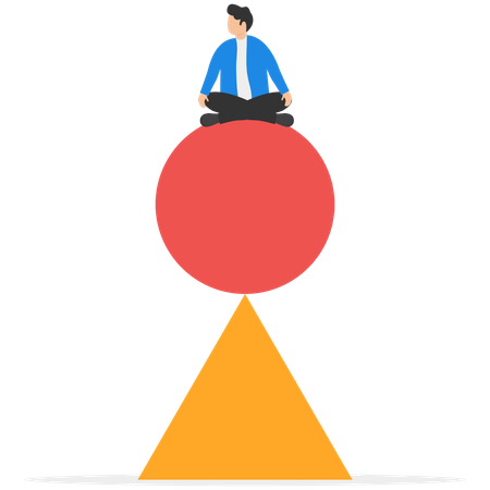 Business Work Life Balance  Illustration