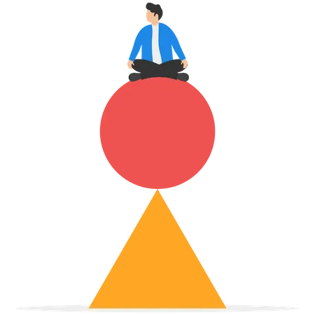 Business Work Life Balance  Illustration