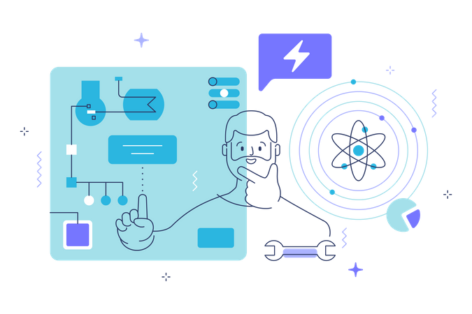 Business workflow  Illustration