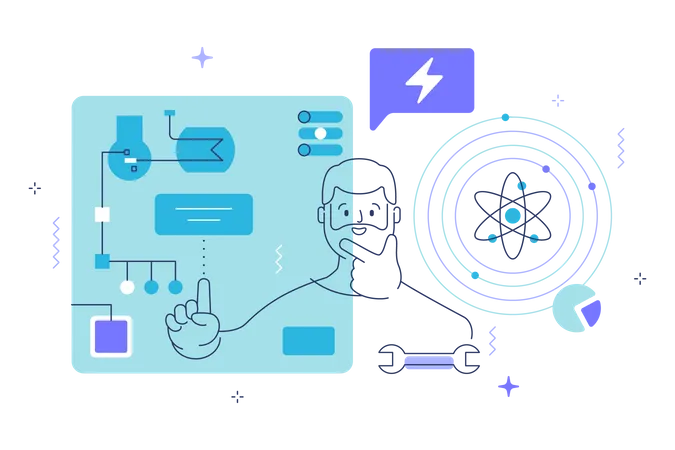 Business workflow  Illustration