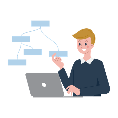 Business Workflow  Illustration