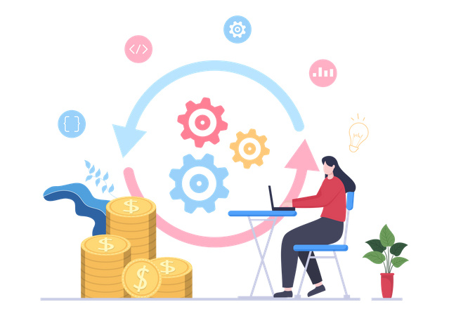 Business Workflow  イラスト