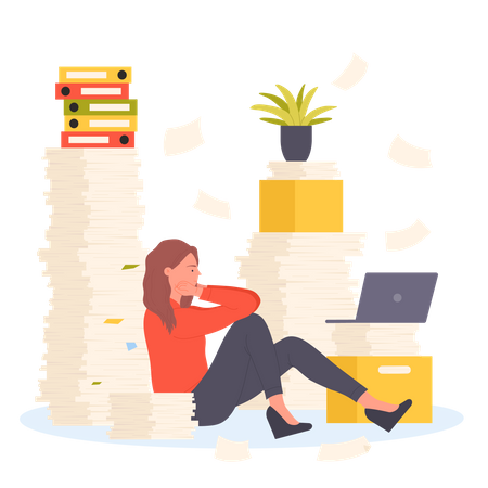 Business Workload  Illustration