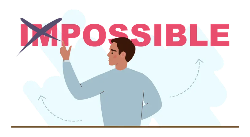 Challenge Concept Business Character Overcoming Obstacles And Hurdles On Way To Success Goal Achievement Motivation Development Flat Vector Illustration Illustration