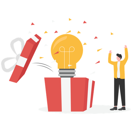 Businessman achievement award business  Illustration