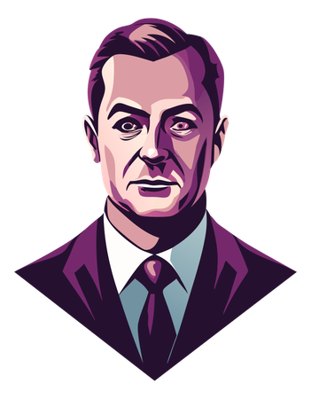 Businessman Avatar  Illustration