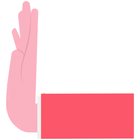 ビジネス上のミスを避けるビジネスマン  イラスト