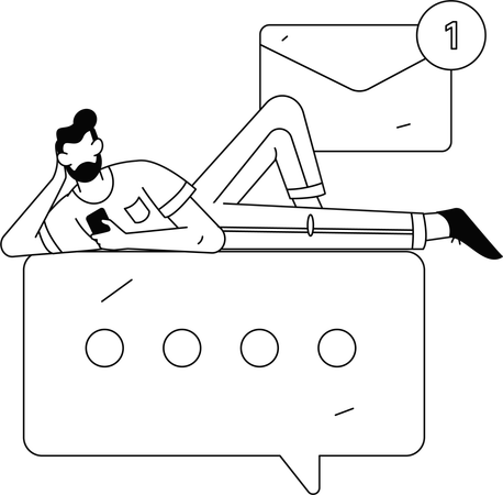 Businessman branding market strategies  Illustration