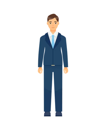 Businessman Character  Illustration