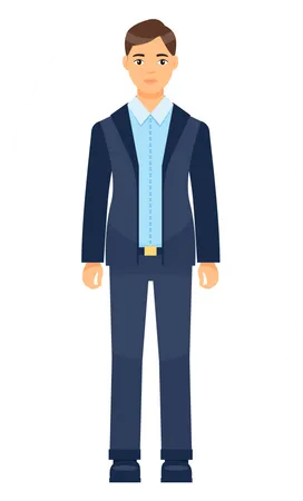 Businessman Character  Illustration