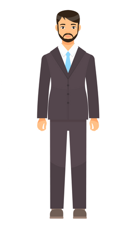 Businessman Character  Illustration