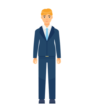 Businessman Character  Illustration