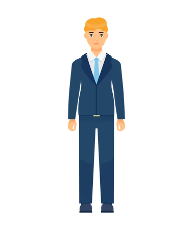 Businessman Character  Illustration