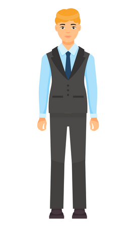 Businessman Character  Illustration