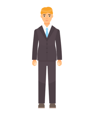 Businessman Character  Illustration