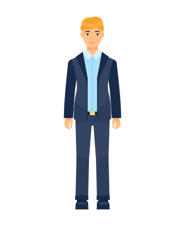 Businessman Character  Illustration