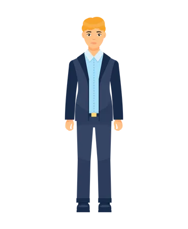 Businessman Character  Illustration