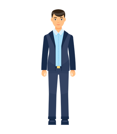 Businessman Character  Illustration