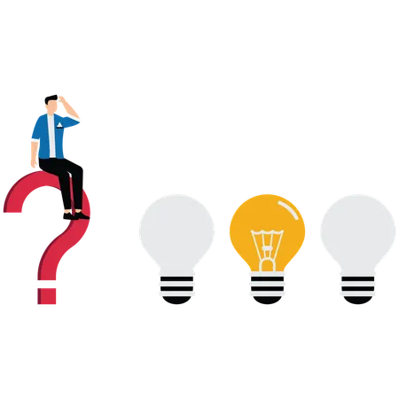 Choosing among good and bad business ideas  Illustration