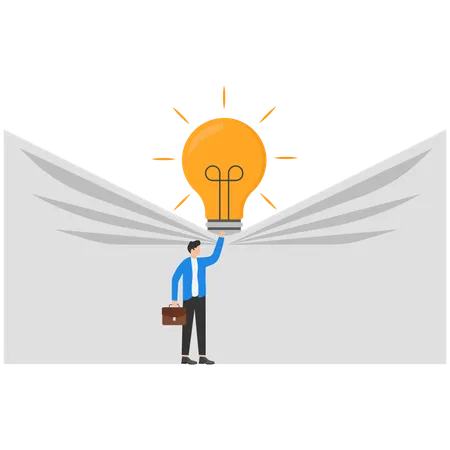 Discover The Best Ideas Business Creativity And Idea Concept イラスト
