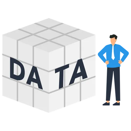 Data Business Analysis Calculate Or Research Of Data Data Report Investment Data Or Sale Information Concept Illustration