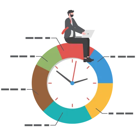 Time Management Project Plan Schedule Deadline Or Work Efficiency Urgency Or Strategy To Finish Work In Time Productivity Or Appointment Concept Illustration