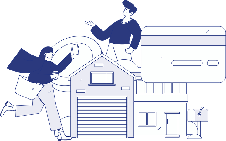 Businessman ends up using his savings behind house purchase  Illustration