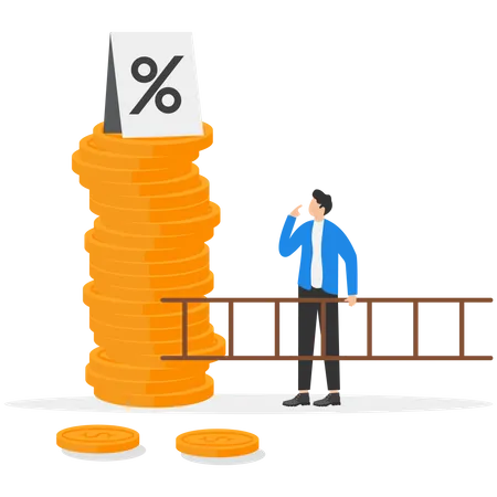 Inflation Rises Due To Monetary Value Growth Impact On Economic Growth Or Recession Modern Vector Illustration In Flat Style Illustration