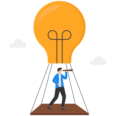 Experimentation Research Or Test New Ideas Discover Success Solutions Or Experiment New Business Ideas Innovative Or Invention Concepts Businessmen With Flask Mixing Experiment Light Bulb Ideas Illustration