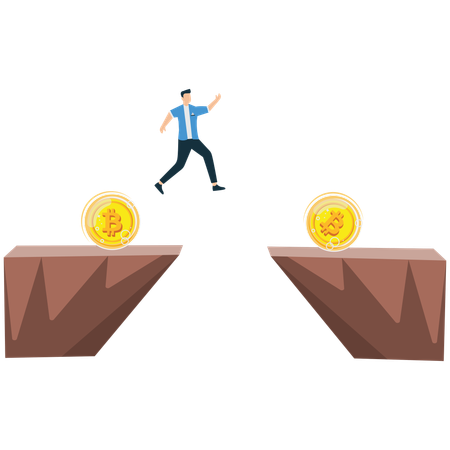 Businessman getting business reward  Illustration