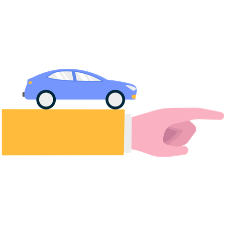 Businessman giving business guidance  Illustration