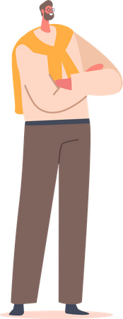 Businessman in casual suit  Illustration